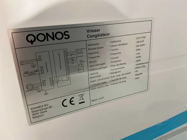 Qonos q1117742 koelkast - afbeelding 8 van  8