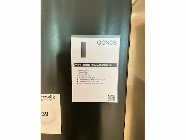 Qonos q978062 koelkast - afbeelding 3 van  9