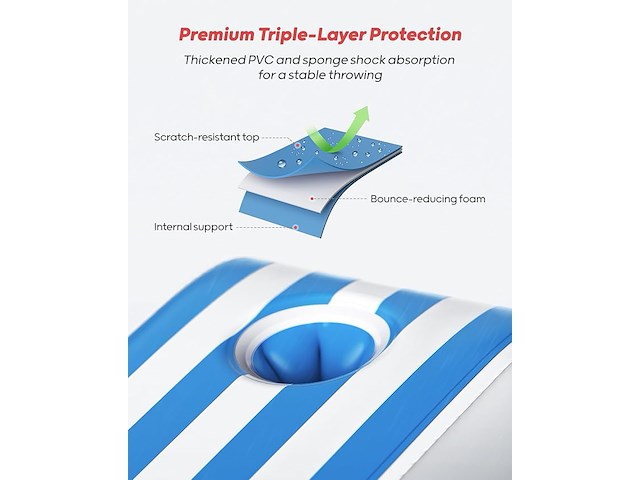 Qpau opblaasbare cornhole board set - afbeelding 3 van  4