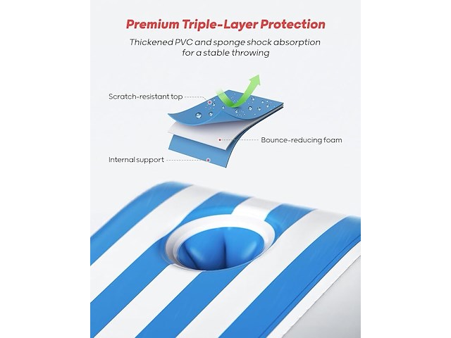 Qpau opblaasbare cornhole board set - afbeelding 3 van  4