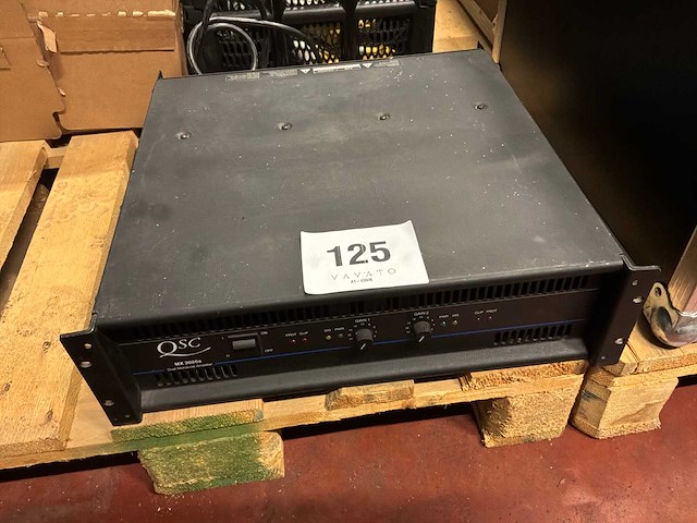 Qsc mx3000a versterker - afbeelding 2 van  4