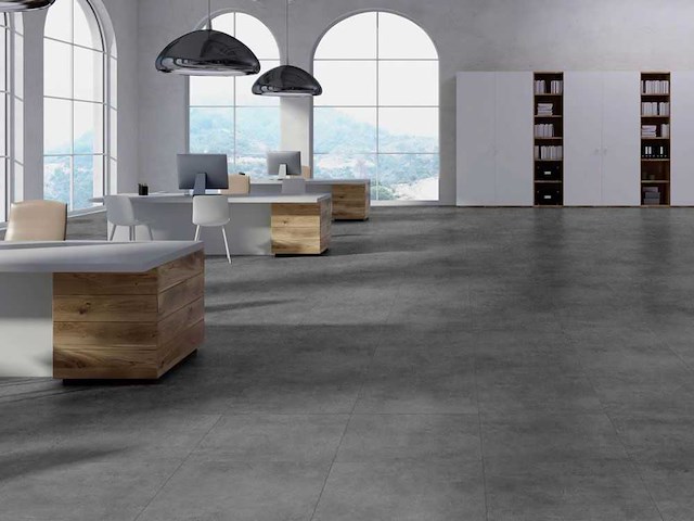 Qua granite ark antraciet mat vloertegel 100x100 cm 66 m² - afbeelding 1 van  2