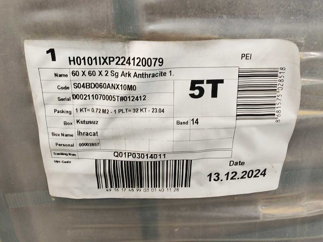 Qua granite ark antraciet outdoor tegel 60x60x2 cm 23,04 m² - afbeelding 4 van  6