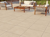 Qua granite ark ivory outdoor tegel 60x60x2 cm 46,08 m²