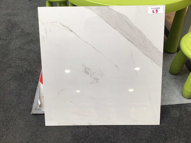 Qua granite calacatta gepolijst 60x60 cm tegel 138,24 m² - afbeelding 1 van  2