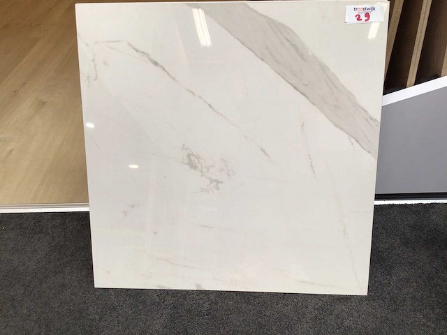 Qua granite calacatta gepolijst 60x60 cm tegel 92,16 m² - afbeelding 2 van  2