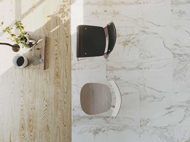 Qua granite creme blanc gepolijst 60x120 cm tegel 64,8 m² - afbeelding 2 van  6