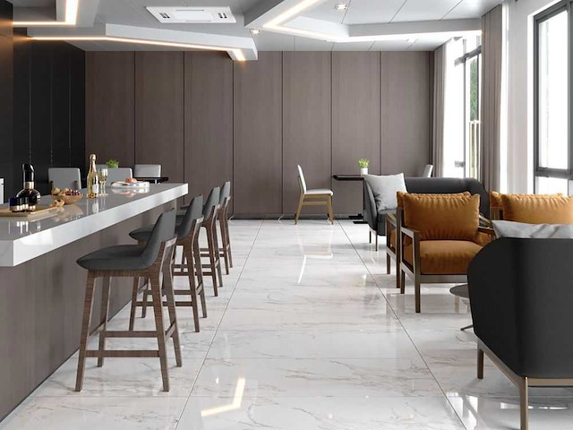 Qua granite creme blanc gepolijst 60x120 cm tegel 64,8 m² - afbeelding 6 van  6