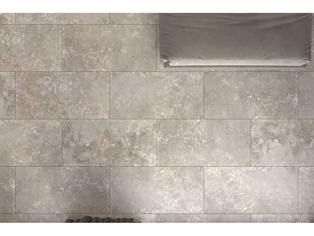 Qua granite gris travertino mat vloertegel 100x100 cm 60 m² - afbeelding 2 van  5
