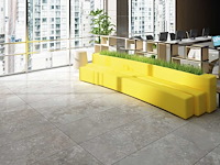 Qua granite gris travertino mat vloertegel 100x100 cm 60 m²