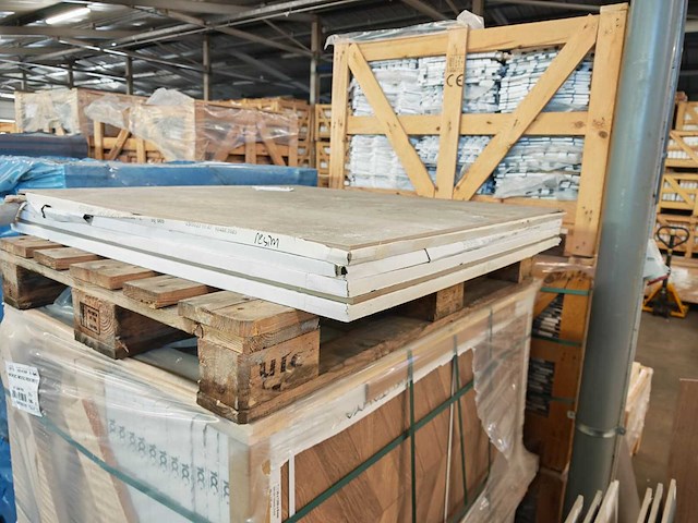 Qua granite gris travertino mat vloertegel 100x100 cm 9 m² - afbeelding 5 van  5