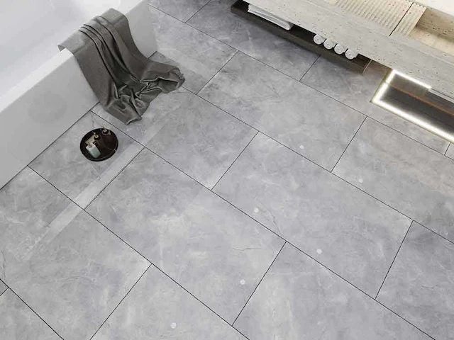 Qua granite pulpis grijs gepolijst vloertegel 100x100 cm 60 m² - afbeelding 9 van  14