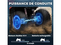 Quad buggy electric child 12 v 8 km/u maximaal elektrische auto - afbeelding 4 van  4