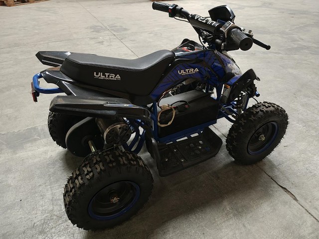 Quad elektrisch 800 watt blauw - afbeelding 8 van  12