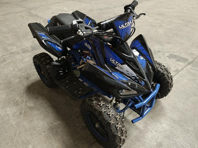 Quad elektrisch 800 watt blauw - afbeelding 9 van  12