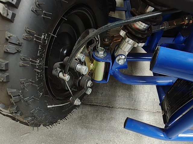 Quad elektrisch 800 watt blauw - afbeelding 11 van  12