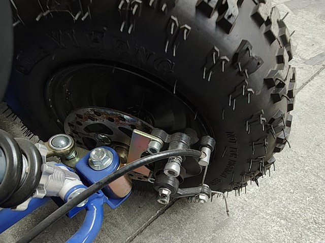 Quad elektrisch 800 watt blauw - afbeelding 12 van  12