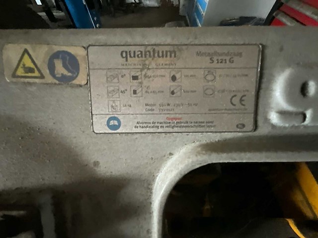 Quantum s121g lintzaagmachine - afbeelding 5 van  8