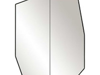 Quartz badkamerkast | 100% mdf | zwart - afbeelding 6 van  6