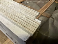 Quartz wit interloc partij mozaïek muurstrips - afbeelding 1 van  5