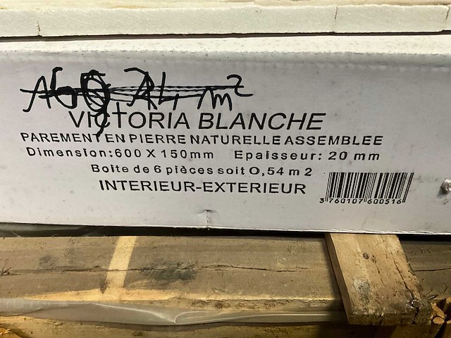 Quartz wit interloc partij mozaïek muurstrips - afbeelding 4 van  5