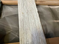 Quartz wit partij mozaïek muurstrips - afbeelding 1 van  5