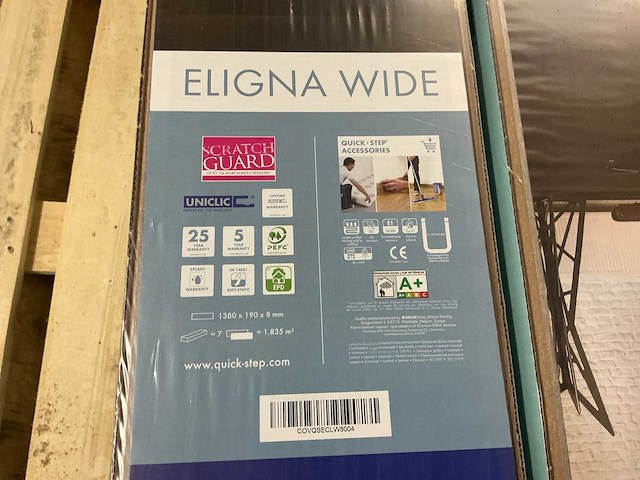 Quick step uniclic eligna wide laminaatvloer 29m2 - afbeelding 4 van  4