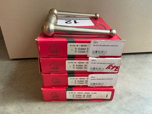 Quincalux deurkruk (4x) - afbeelding 1 van  2