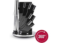 Qulinart - 8-delige keukenset - 1 acryl messenhouder, 5 roestvrijstalen messen 3cr14 - afbeelding 3 van  7