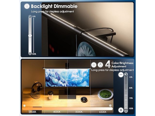 Quntis computer monitor lamp - afbeelding 2 van  5
