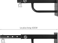 Qwork® massief stalen bokszakbeugel - afbeelding 3 van  5