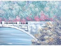 R. elliot - skyline - olie op doek - 119x149 cm - afbeelding 8 van  13