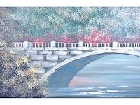 R. elliot - skyline - olie op doek - 119x149 cm - afbeelding 10 van  13