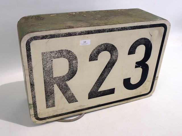 R23 verkeersbord met verlichting - afbeelding 1 van  7