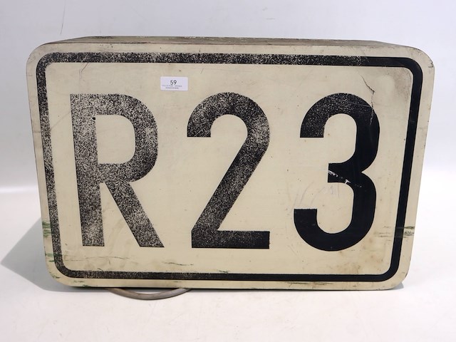 R23 verkeersbord met verlichting - afbeelding 2 van  7