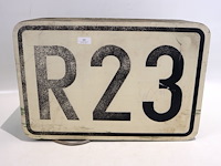 R23 verkeersbord met verlichting - afbeelding 2 van  7