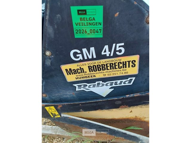 Rabaud aanbouw betonmixer - afbeelding 5 van  5
