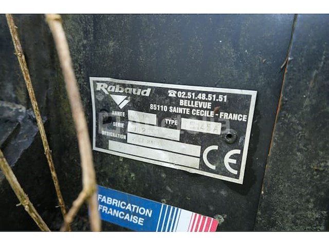 Rabaud gmsr 550 gb betonmolenbak - afbeelding 2 van  6