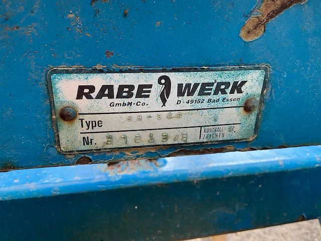 Rabe werk gh 300 cultivator - afbeelding 8 van  10