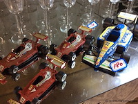 Racewagens 4stuks - afbeelding 1 van  3