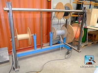 Rack met afrolhaspels
