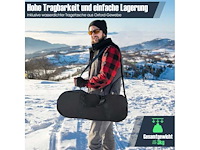Racketset 63 cm met ergonomische dubbele bevestiging, zilverkleurig - afbeelding 2 van  2