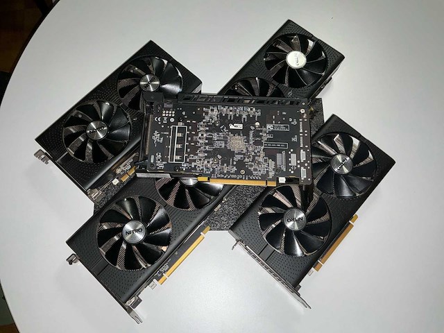 Radeon rx470 8gb gddr5 mining quad uefi computeronderdeel (5x) - afbeelding 1 van  6