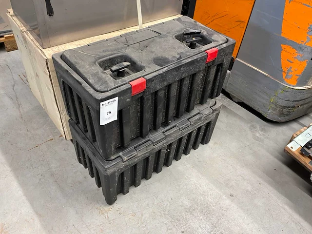 Rader opbergkoffer kunststof vrachtwagen (2x) - afbeelding 1 van  2