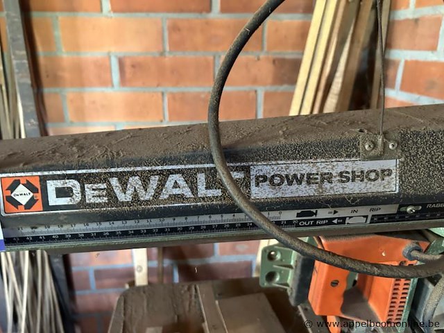 Radiaalzaagmachine dewalt power shop, stationair model. - afbeelding 2 van  3