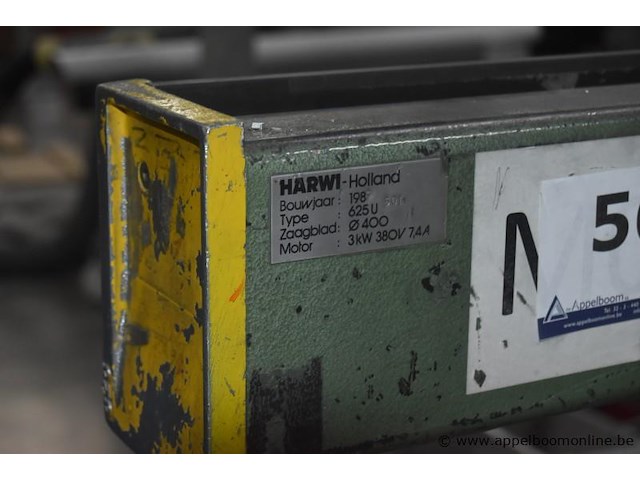 Radiaalzaagmachine harwi 625u, dia 400, werking niet gekend - afbeelding 2 van  4