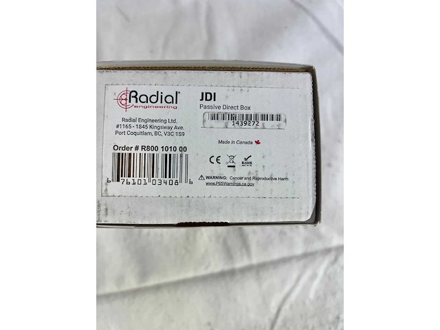 Radial - jdi-mk3 - various audio equipment - afbeelding 2 van  3