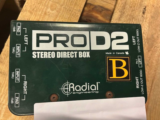 Radial pro d2 stereo direct di box (2x) - afbeelding 4 van  4