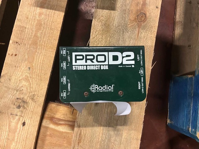 Radial pro d2 stereo direct di box (2x) - afbeelding 1 van  2