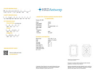 Radiant diamant 0.53ct – d/vvs2 – hrd - afbeelding 4 van  4